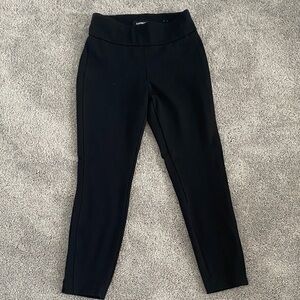 Express Columnist Ankle High Rise Black Pants